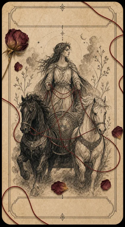 The Chariot Fatewave tarot card art