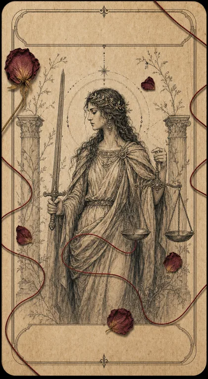 Justice Fatewave tarot card art
