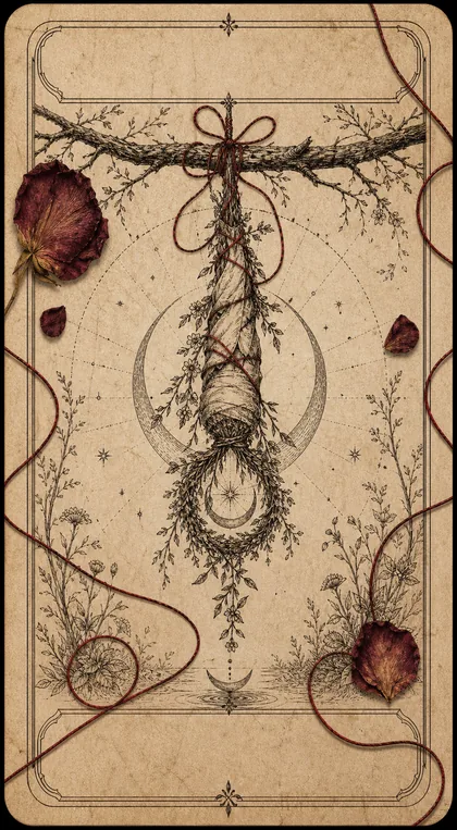 The Hanged Man Fatewave tarot card art
