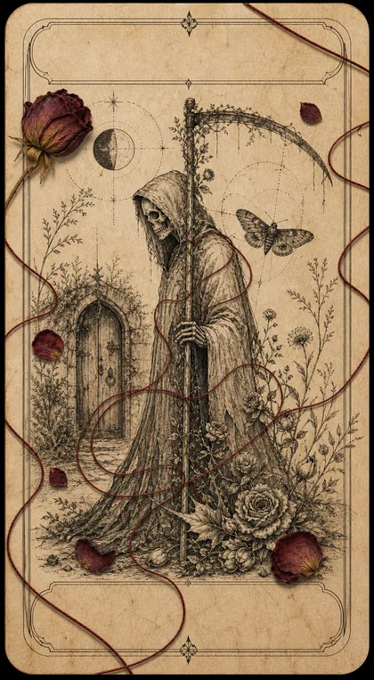 Death Fatewave tarot card art