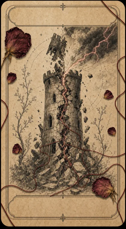 The Tower Fatewave tarot card art