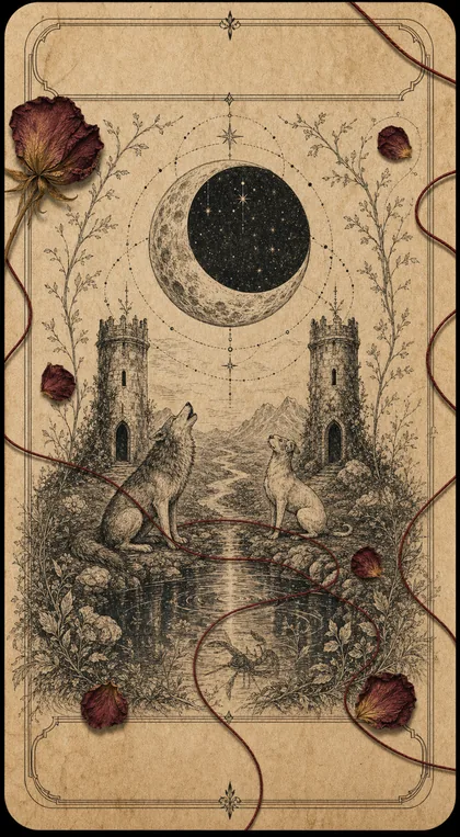 The Moon Fatewave tarot card art