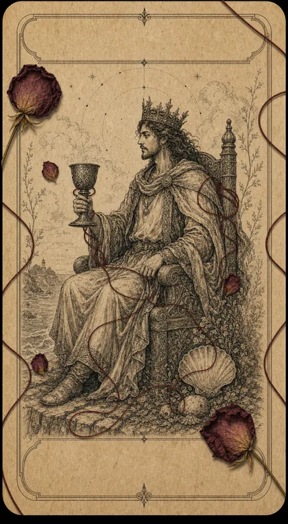 King of Cups Fatewave tarot card art
