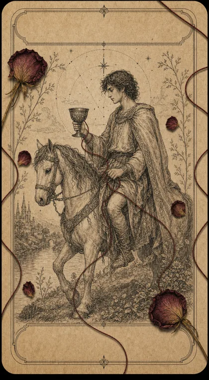 Knight of Cups Fatewave tarot card art