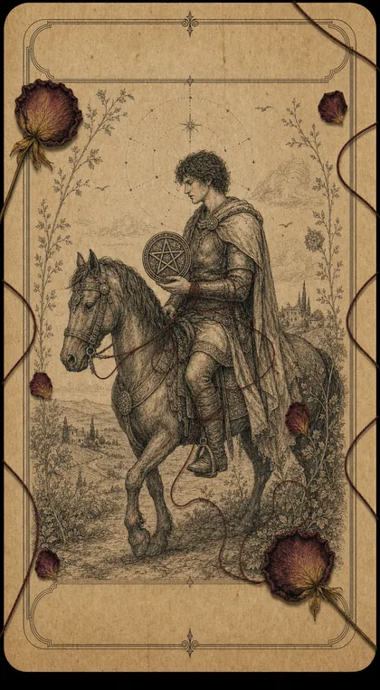 Knight of Pentacles Fatewave tarot card art