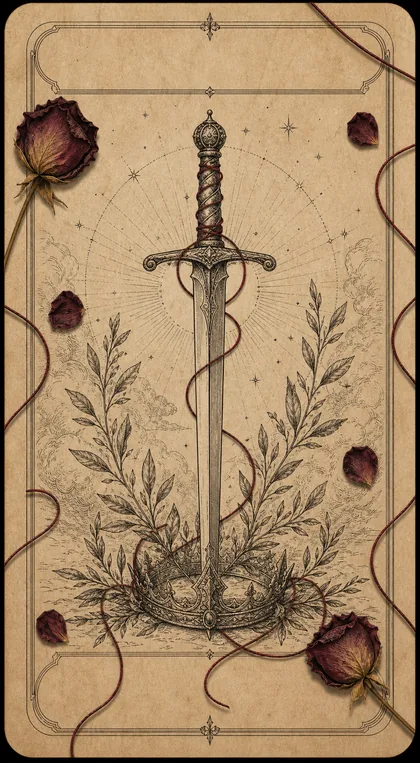 Ace of Swords Fatewave tarot card art