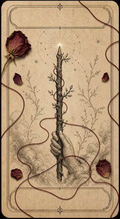 Ace of Wands Fatewave tarot card art