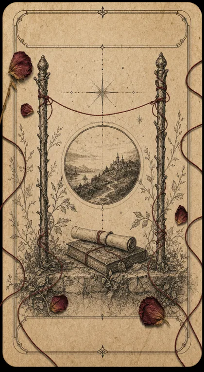 Two of Wands Fatewave tarot card art
